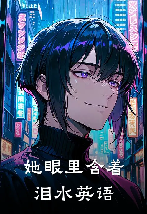 她眼里含着泪水英语