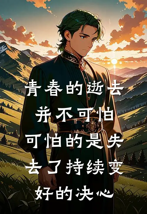 青春的逝去并不可怕,可怕的是失去了持续变好的决心