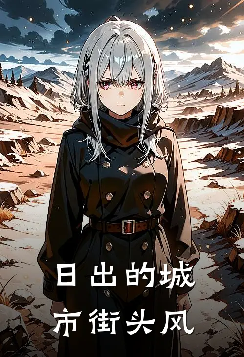 日出的城市街头风